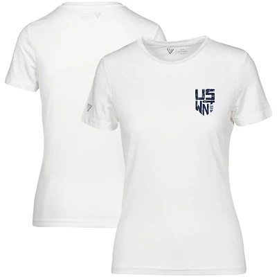 Women's Levelwear White USWNT Maddox Scribble T-Shirt