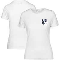 Women's Levelwear White USWNT Maddox Scribble T-Shirt