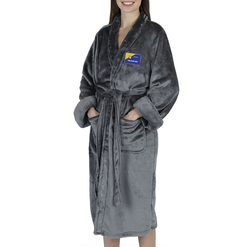 Women's The Northwest Group Gray Los Angeles Rams Snipe Personalized Robe