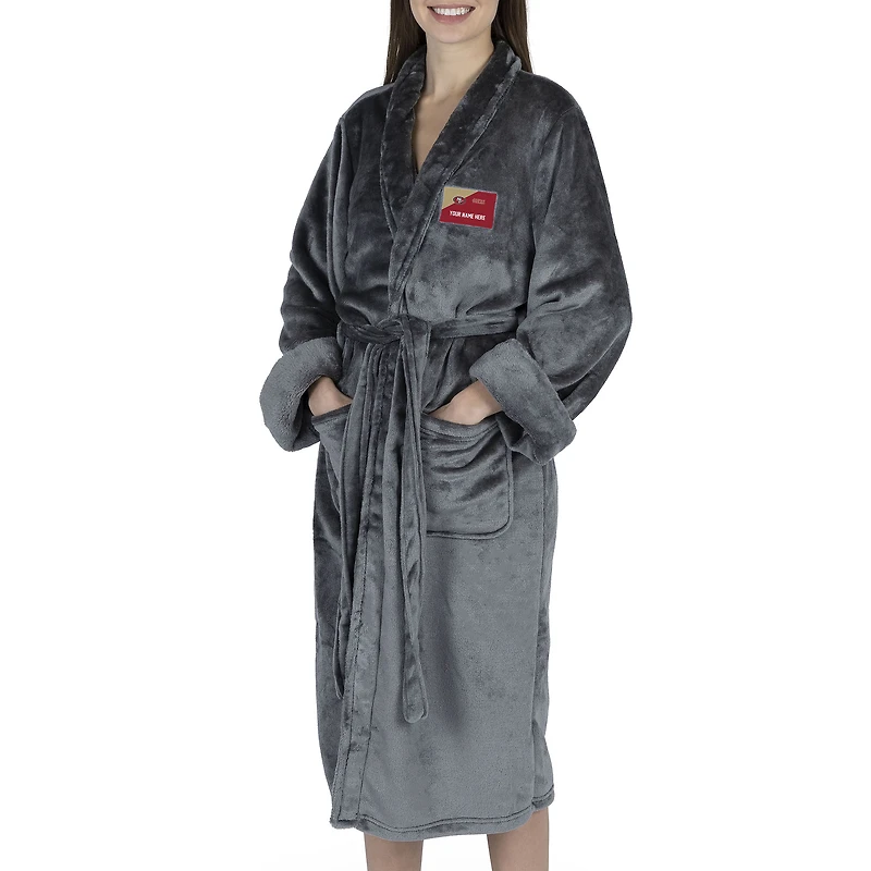 Women's The Northwest Group Gray San Francisco 49ers Snipe Personalized Robe