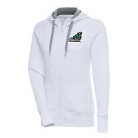Women's Antigua Coastal Carolina Chanticleers Victory Full-Zip Hoodie