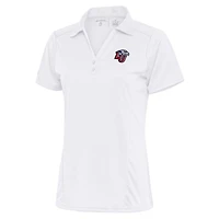 Women's Antigua White Liberty Flames Tribute Polo