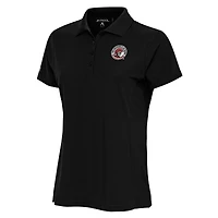 Women's Antigua Black Tampa Spartans Legacy Pique Polo