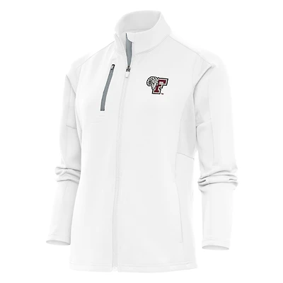 Women's Antigua White Fordham Rams Generation Full-Zip Jacket