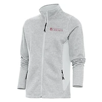 Women's Antigua Gray UChicago Maroons Course Full-Zip Jacket