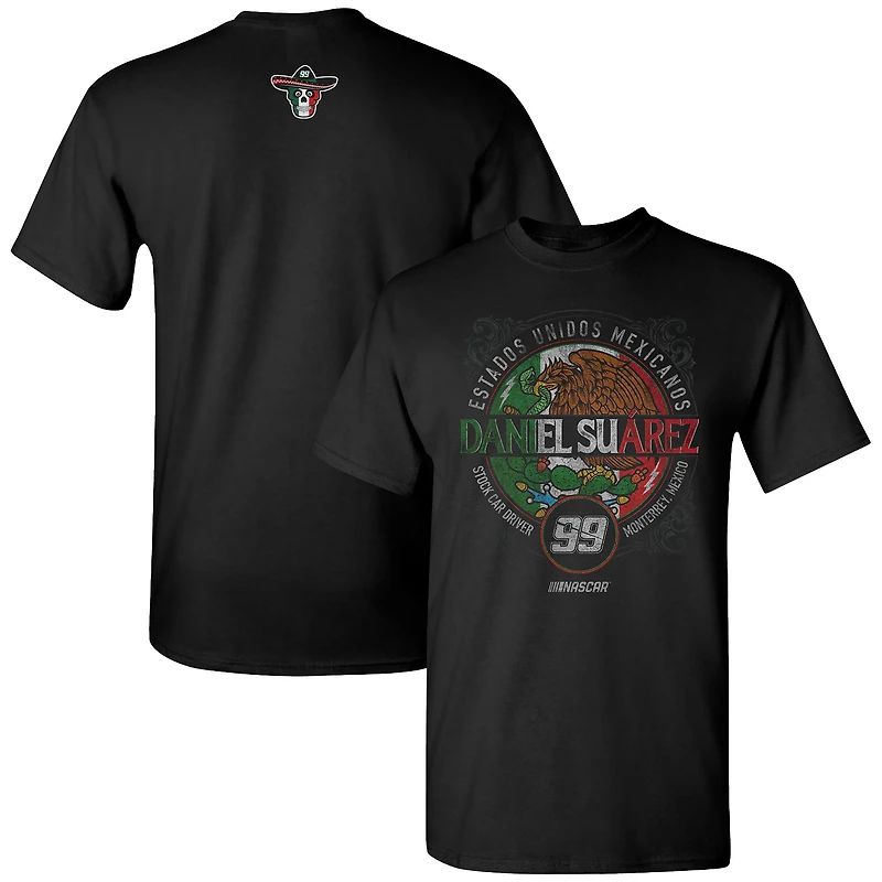 Men's Trackhouse Racing Team Collection  Black Daniel Suarez  Pancho T-Shirt