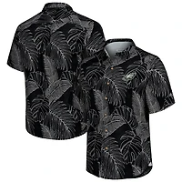 Men's Tommy Bahama Black Philadelphia Eagles Sport Vine Line Button-Down Shirt
