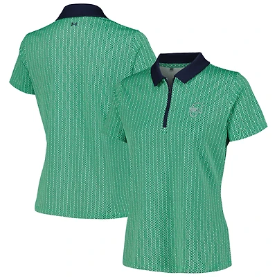 Women's Under Armour Green WM Phoenix Open Playoff 3.0 Optic Diamond Polo