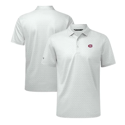 Men's Levelwear White Montreal Canadiens System Insignia Core Polo