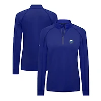 Women's Levelwear Royal Buffalo Sabres Kinetic Insignia Core Quarter-Zip Pullover Top