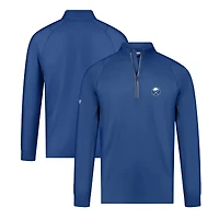 Men's Levelwear Royal Buffalo Sabres Theory Insignia Core Quarter-Zip Pullover Top