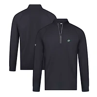 Men's Levelwear Black Dallas Stars Theory Insignia Core Quarter-Zip Pullover Top