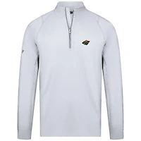 Men's Levelwear White Minnesota Wild Theory Insignia Core Quarter-Zip Pullover Top
