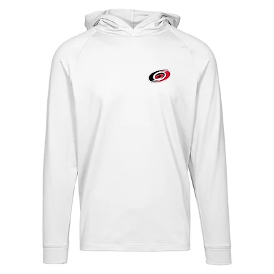 Men's Levelwear White Carolina Hurricanes Dimension Insignia Core Pullover Hoodie