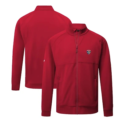 Men's Levelwear Red Florida Panthers Form Insignia Core Full-Zip Jacket