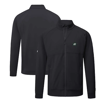 Men's Levelwear Black Dallas Stars Form Insignia Core Full-Zip Jacket