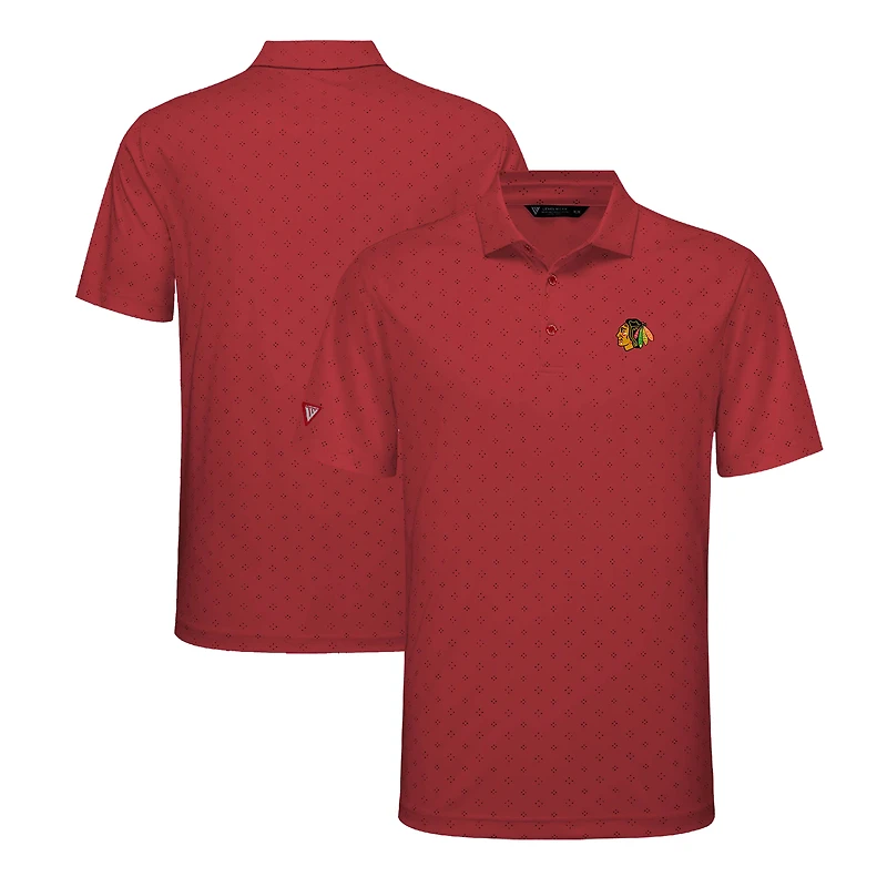 Men's Levelwear Red Chicago Blackhawks Detect Insignia Core Polo
