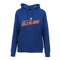Women's Levelwear Royal New York Islanders Adorn Premier 2.0 Fleece Pullover Hoodie