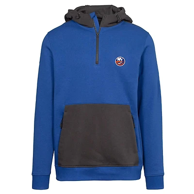 Men's Levelwear Royal New York Islanders Chicane Insignia Core Half-Zip Pullover Hoodie