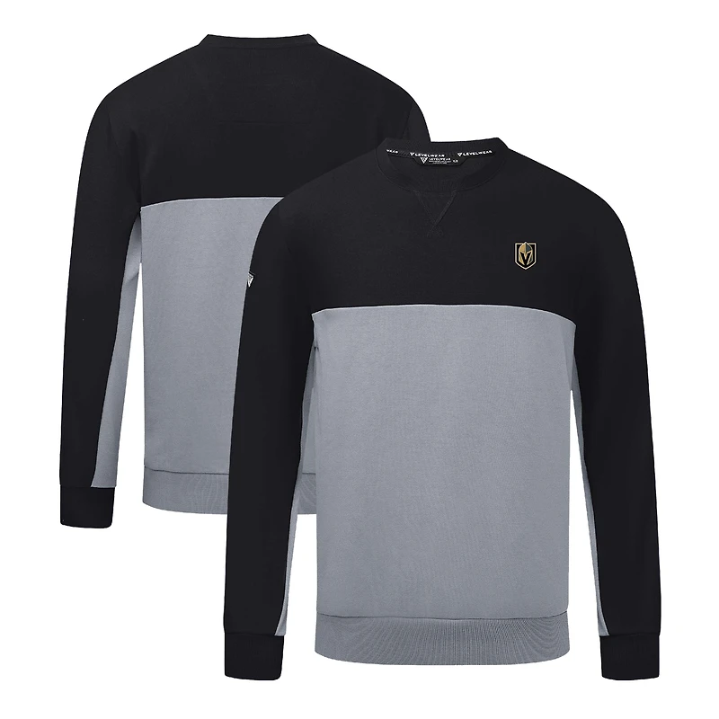 Men's Levelwear Black/Gray Vegas Golden Knights Legacy Insignia Core Sweatshirt