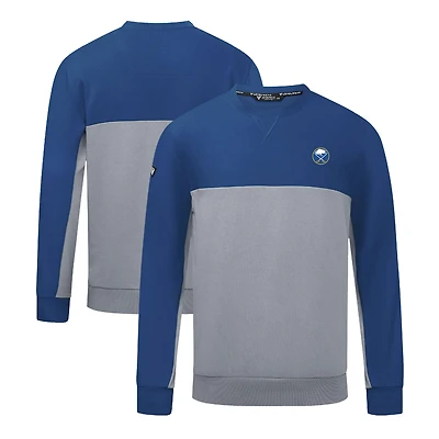 Men's Levelwear Royal/Gray Buffalo Sabres Legacy Insignia Core Sweatshirt