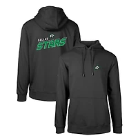 Men's Levelwear Black Dallas Stars Podium Insignia Core Pullover Hoodie