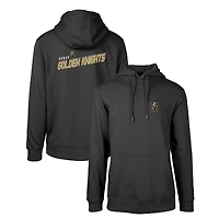 Men's Levelwear Black Vegas Golden Knights Podium Insignia Core Pullover Hoodie