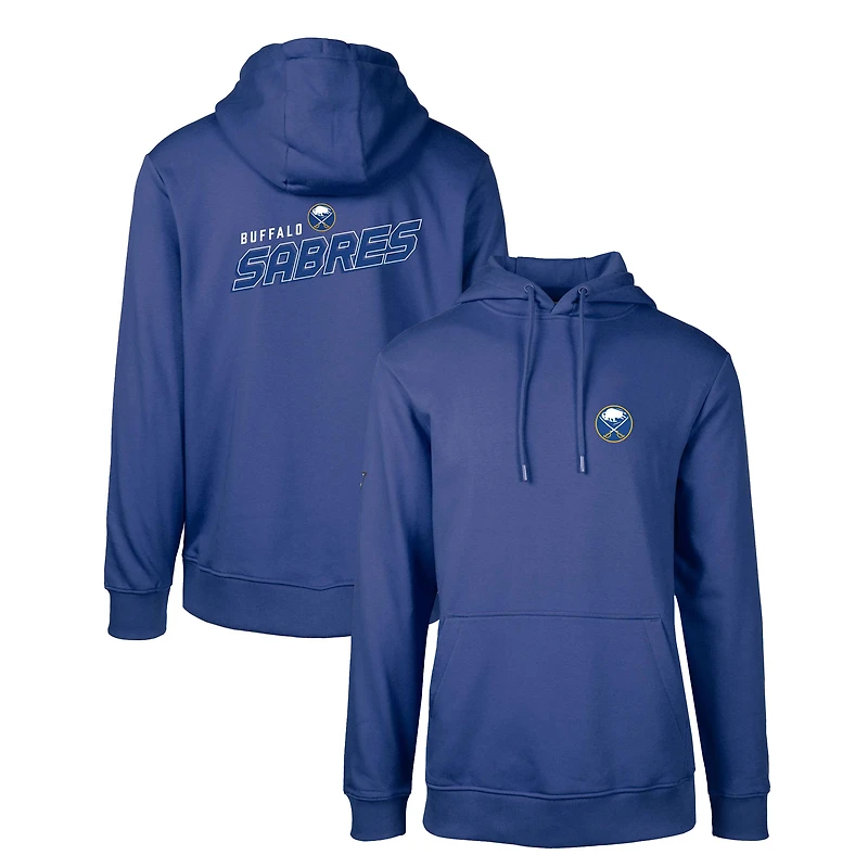 Men's Levelwear Royal Buffalo Sabres Podium Insignia Core Pullover Hoodie