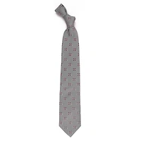 Men's Gray Mississippi State Bulldogs Echo Woven Silk Tie