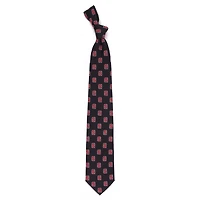 Men's Black NC State Wolfpack Echo Woven Silk Tie