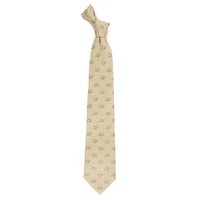 Men's Gold Purdue Boilermakers Echo Woven Silk Tie
