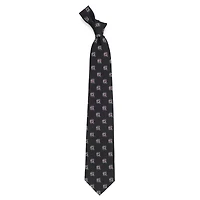 Men's Black South Carolina Gamecocks Echo Woven Silk Tie