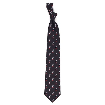 Men's Black Cincinnati Bearcats Echo Woven Silk Tie