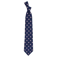 Men's Navy Houston Astros Echo Woven Silk Tie