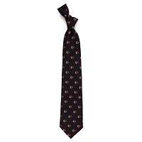 Men's Black Chicago Blackhawks Echo Woven Silk Tie