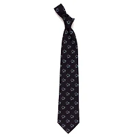 Men's Black San Jose Sharks Echo Woven Silk Tie
