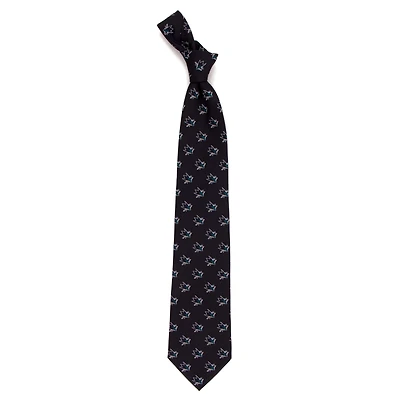 Men's Black San Jose Sharks Echo Woven Silk Tie