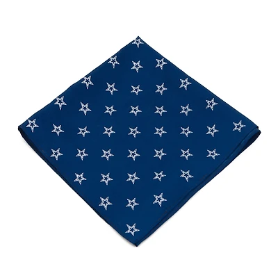 Men's Navy Dallas Cowboys Kerchief Pocket Square