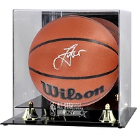 Nikola Jokic Denver Nuggets Autographed Wilson Authentic Series Indoor/Outdoor Basketball with Golden Classic 2024 NBA All-Star Game Logo Display Case