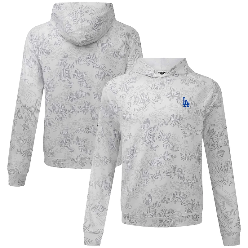 Men's Levelwear White Los Angeles Dodgers Blender Insignia Hoodie
