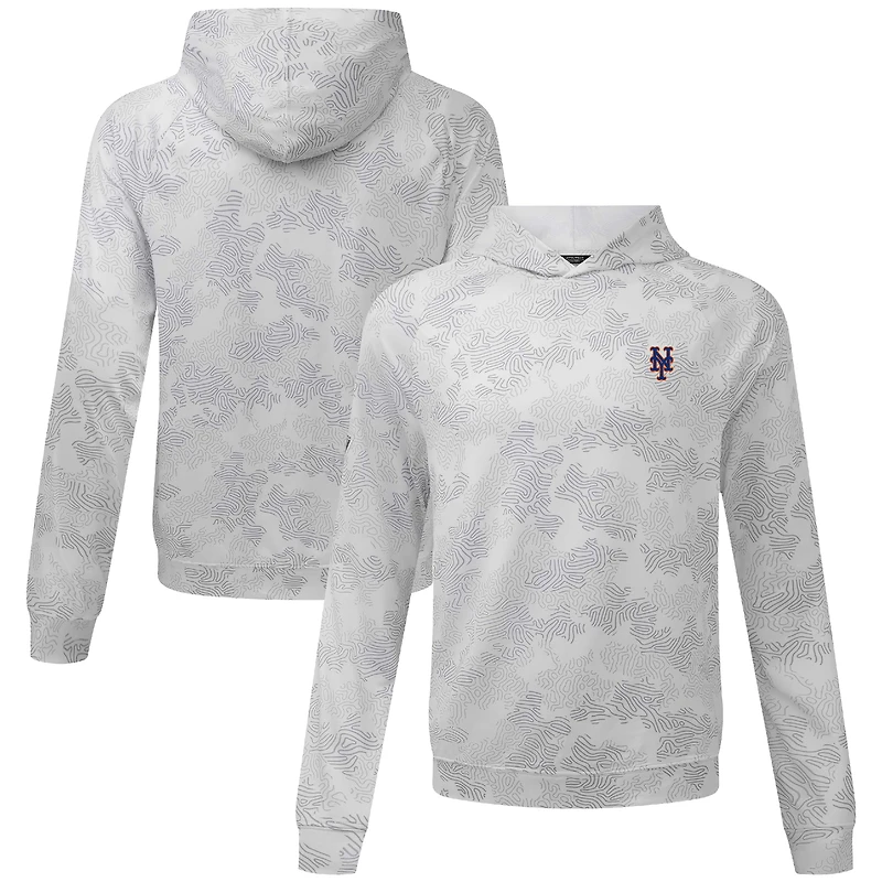 Men's Levelwear White New York Mets Blender Insignia Hoodie