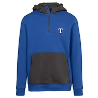 Men's Levelwear Royal Texas Rangers Chicane Insignia Quarter-Zip Hoodie