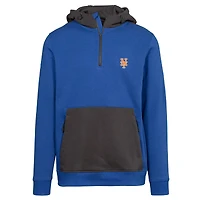 Men's Levelwear Royal New York Mets Chicane Insignia Quarter-Zip Hoodie