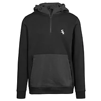 Men's Levelwear Black Chicago White Sox Chicane Insignia Quarter-Zip Hoodie