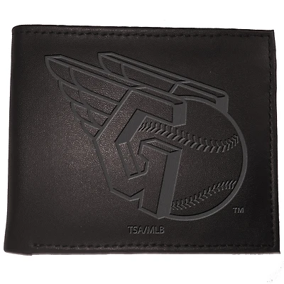 Black Cleveland Guardians Hybrid Bi-Fold Wallet