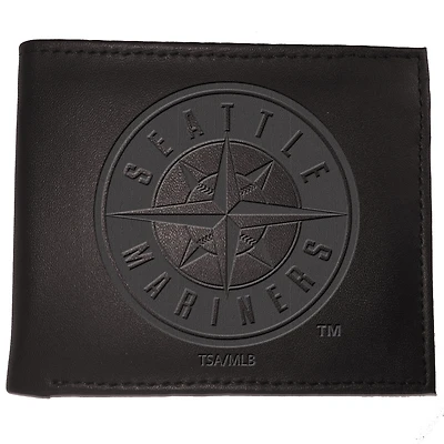 Black Seattle Mariners Hybrid Bi-Fold Wallet