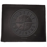Black Seattle Mariners Hybrid Bi-Fold Wallet