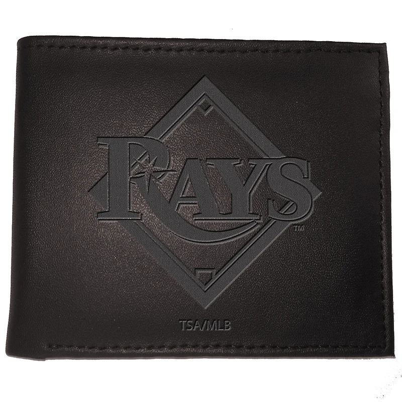 Black Tampa Bay Rays Hybrid Bi-Fold Wallet