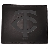 Black Minnesota Twins Hybrid Bi-Fold Wallet