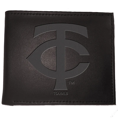 Black Minnesota Twins Hybrid Bi-Fold Wallet